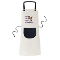 thumbnail image 1 of Seriously Listen Dogs Pets People Apron Adjustable Bib Cotton Linen BBQ Kitchen Pocket Pinafore, 1 of 3