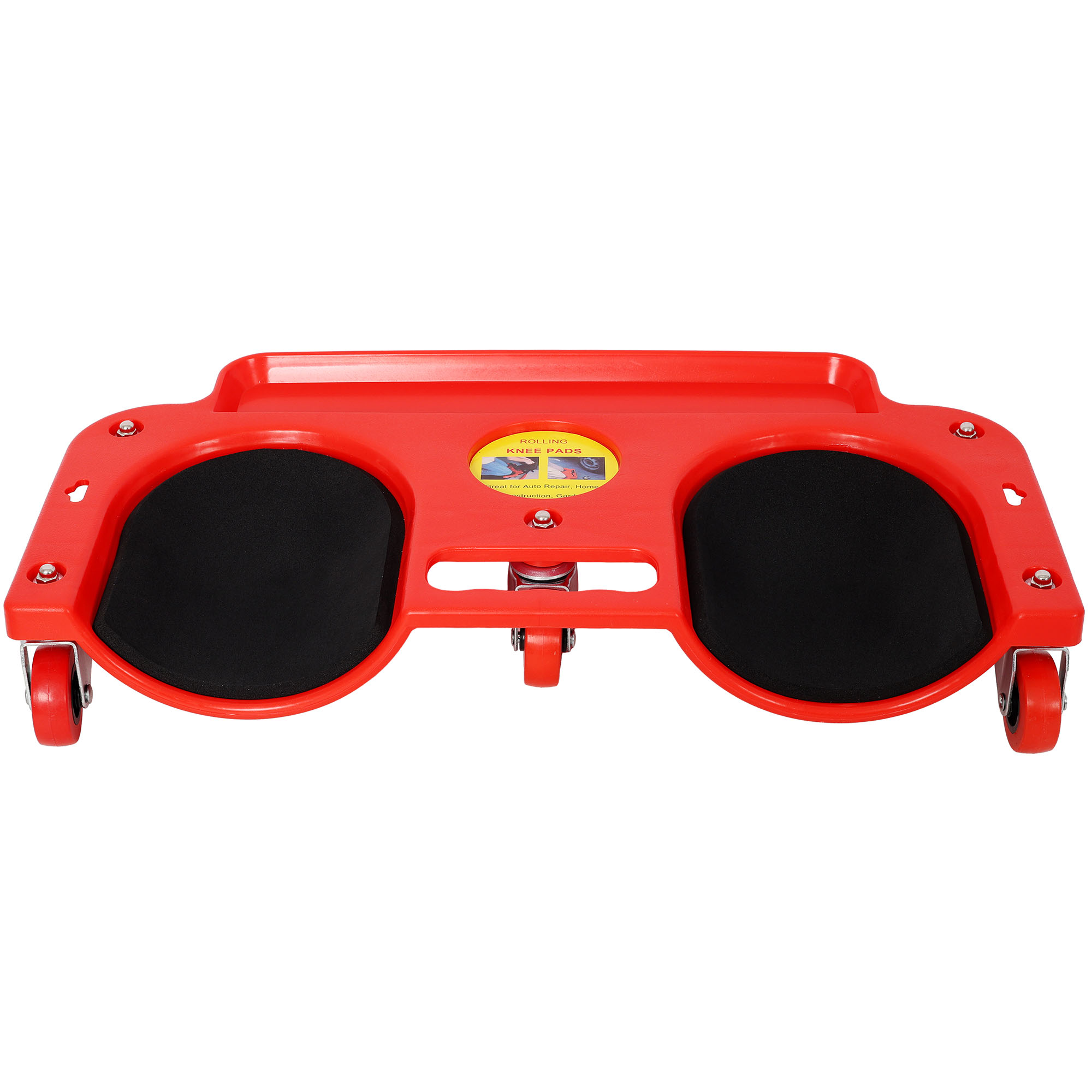 Rolling Knee Creeper Durable Knee Pads with 360 Degree Turn Casters and Tool Tray,for Garage Workshop Garden