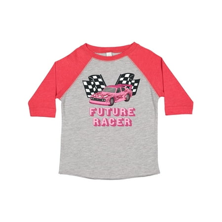 

Inktastic Pink Future Racer Boys or Girls Toddler T-Shirt