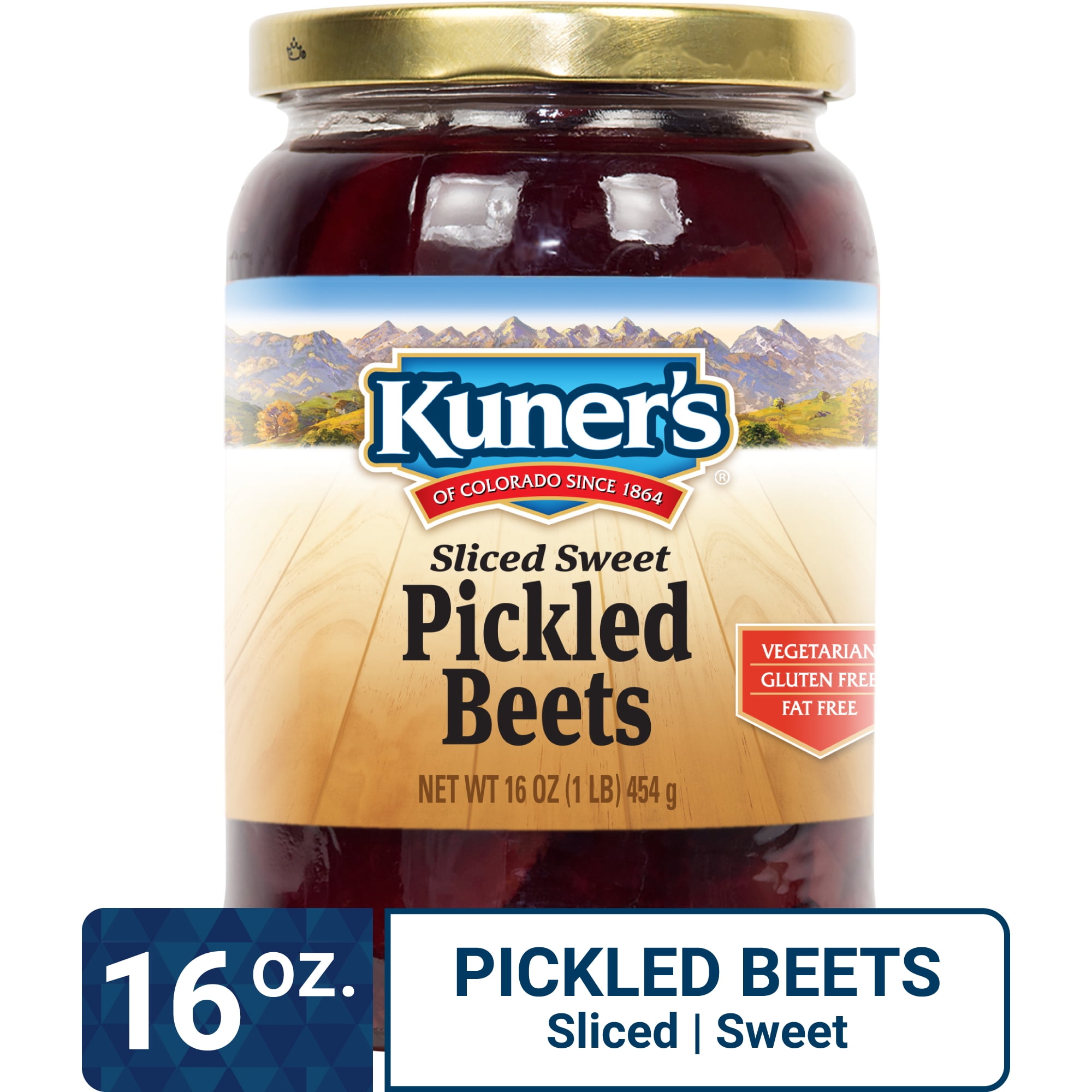 Kuner's Sliced Sweet Pickled Beets 16 Oz. Jar