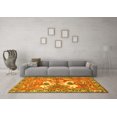 thumbnail image 3 of Ahgly Company Machine Washable Indoor Rectangle Persian Yellow Traditional Area Rugs, 2' x 5', 3 of 4