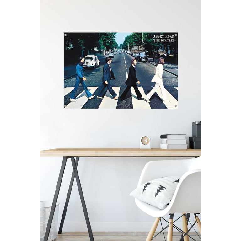 The Beatles - Abbey Road Wall Poster with Push Pins, 22.375