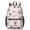 Cat and Heart, variant on Cat and Heart White Pattern 17" School Backpacks for Teens,Waterproof Oxford Fabric,S-Shape Padded Straps for School,Travel,Hiking,Camping