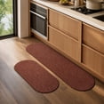 thumbnail image 2 of Diatomaceous Earth Absorbent Mat, 2 Pack Water and Oil Absorbing Quick Dry Non Slip Kitchen Bathroom Entryway Rug, Multicolor, 16x24 and 16x47 Inch, 2 of 7