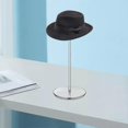 thumbnail image 4 of Clear Acrylic Hat Display Stand for Cowboy Hats, Wigs, Pedestal Rack with Sturdy Base, 4 of 4