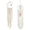 thumbnail image 5 of Tnobhg Hanging Dream Catcher Handmade Bohemian Cotton Rope Tassels Star Moon Leaf Owl Bedroom Wall Art Hanging Decoration Pendant, 5 of 8