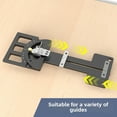 thumbnail image 3 of Track Saw Guide, Sturdy Stable Track Saw Square Adjustable Angle  for Woodworking, 3 of 7