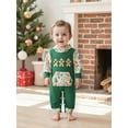 thumbnail image 5 of BemeyourBBs Newborn Baby Boys Girls Christmas Outfit Gingerbread Man Romper Christmas Long Sleeve Pocket Hooded Jumpsuit, 5 of 9