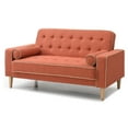 thumbnail image 2 of Glory Furniture G835A-L Orange Loveseat Bed, 2 of 5