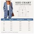 thumbnail image 5 of Cardigan Sweaters for Women Lightweight Long Sleeve Open Front Ribbed Knit Cardigans with Pockets Fall Winter Casual Outerwear, 5 of 7