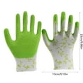 thumbnail image 3 of Rubber Gardening Gloves, Horticultural Labor Protection Gloves for Planting Flowers Gardens Outdoor, Durable TPE Injection Palms with Enhanced Grip, Watertight Breathable Multi-Purpose Gloves, 3 of 6