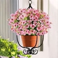 thumbnail image 2 of Buy 2 get 10% off Outdoor Artificial Flowers And Green Plants 7-head Violet Arrangement Shooting Guide, 2 of 4