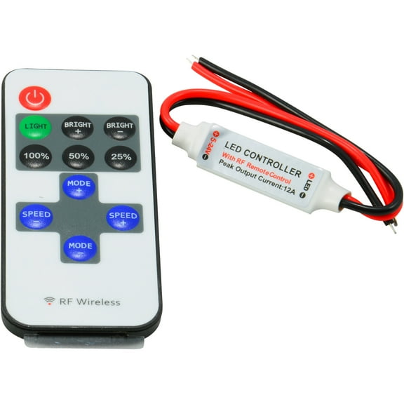 ABI Mini Controller Inline Dimmer Switch for LED Strip Lights