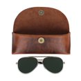 thumbnail image 1 of Estuche de cuero para anteojos de sol TheAntiq Vintage, 1 of 9