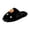 Z1-Black, variant on Happy Face Slippers for Women Men,Retro Soft Cozy Comfy Plush Lightweight House Slippers Slip-on Indoor Outdoor Slippers,Slip on Anti-Skid Sole