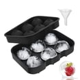 thumbnail image 4 of Bandejas de cubitos de hielo, moldes de silicona para cubitos de hielo para congelador con tapa, bandeja de cubitos de hielo, 6 bandejas de hielo, molde de hielo de whisky reutilizable,, 4 of 5