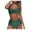 Army Green, variant on MSJUHEG Ruched Tankini Tops for Women,Full Coverage Swimsuits for Women,Bikini Sets for Women,High Waisted Bikini Sets for Women,Spaghetti Straps Swimsuit,High Cut Swimsuit, Black S