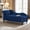 Navy Blue, variant on YWEN Velvet Upholstered Right Facing Chaise Lounge Chair, Chaise Lounge Storage W/Nailhead Trim, Wood Legs, Classic Recliner Lounger Accent Sofa for Living Room Bedroom