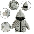 thumbnail image 4 of KYAIGUO Toddler Kids Hooded Cotton Jacket for Boys Girls Warm Winter Down Cotton Coats Outerwear with Pockets 1-7T, 4 of 9