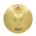 thumbnail image 4 of 10" Brass Alloy Crash Ride Hi-Hat Cymbal for Drum Set, 4 of 6