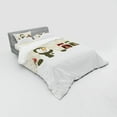 thumbnail image 3 of Ambesonne Christmas Bedding Set 3 Pcs, Snowflake Winter Day, Twin XL, Multicolor, 3 of 3