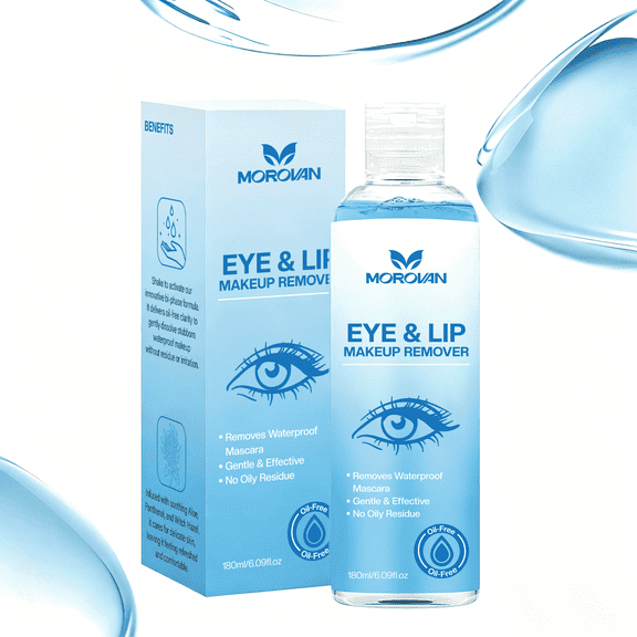Eye Makeup Remover Bi-Phase Waterproof Mascara Lipstick All Skin Types 6.09 fl oz
