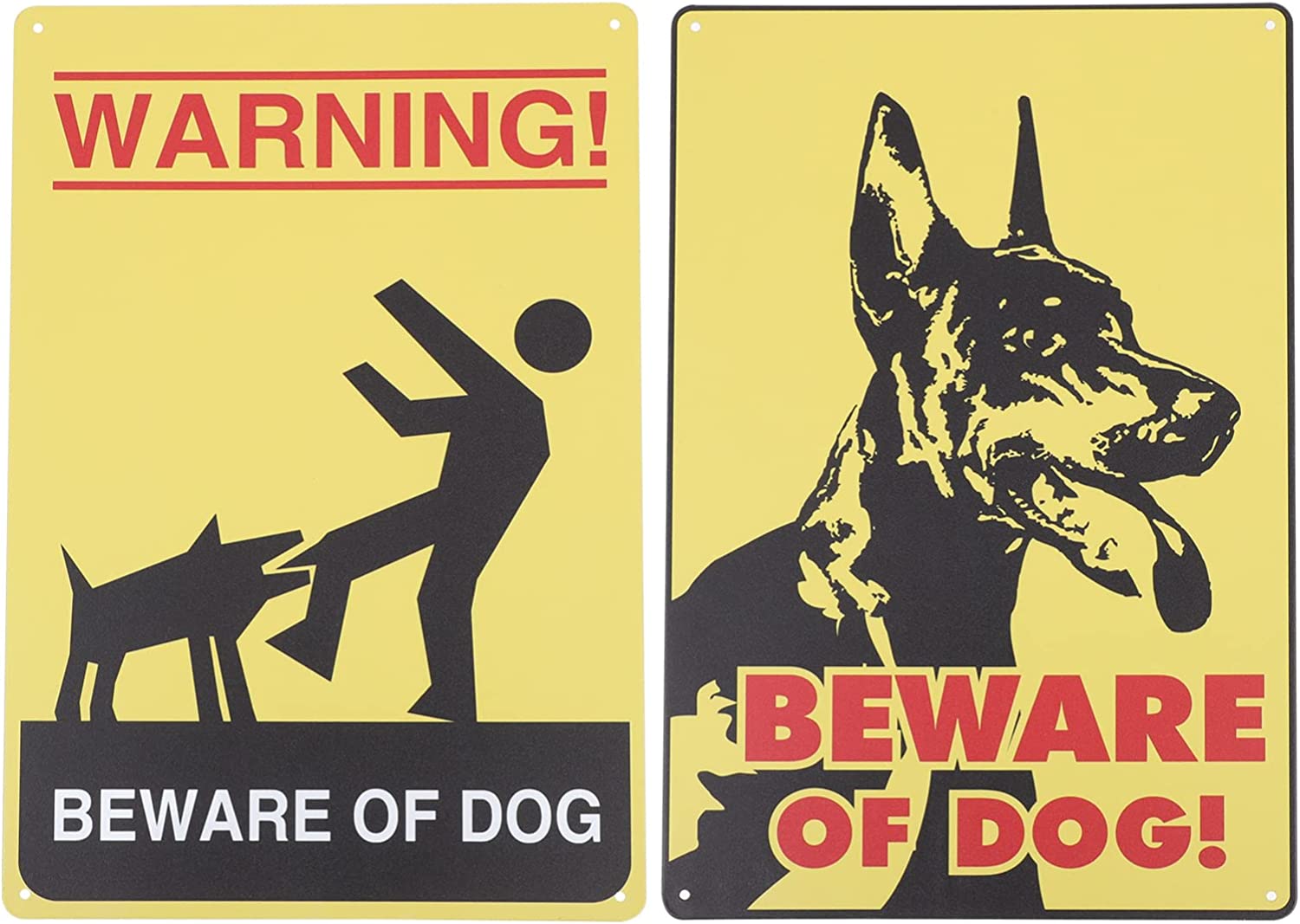2pcs Dog Warning Sign Beware of The Dog Sign Caution Dog Sign Outdoor  Safety Sign Garden Notice Board for Do Not Enter Indoor Outdoor | Walmart  Canada
