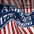 thumbnail image 6 of 250 Year American Anniversary Flag Cloth Napkins, Blue Red USA Washable and Reusable Dinner Napkins Set of 6, Table Napkin for Kitchen Party Birthday Wedding Hotel Housewarming 20"x20", 6 of 9