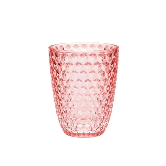 Cut Acrylic Glasses Drinking Set of 4 (12oz), Plastic Drinking Glasses, BPA Free Cocktail Glasses, Drinkware Set, Drinking Water Glasses