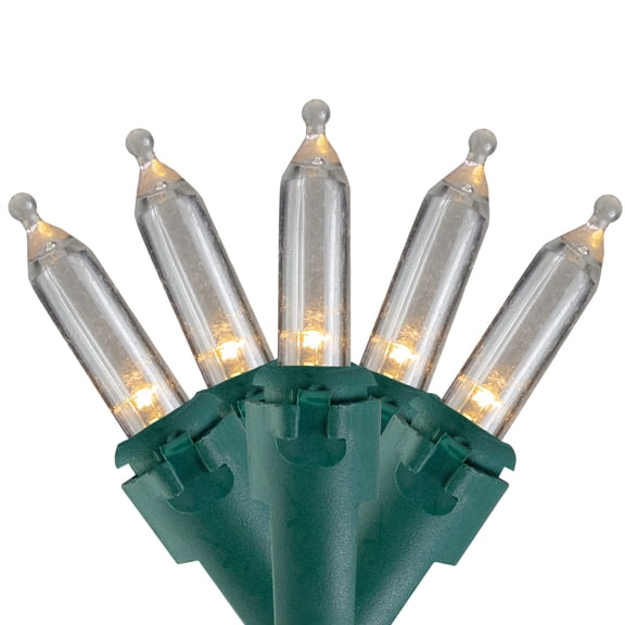 Northlight LED Mini Christmas Lights - Warm White - 16.25' Green Wire - 50ct