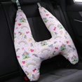 thumbnail image 2 of Almohada en Forma de H - Almohada de Coche para Niños - Almohada de Viaje para Carro - Almohada de Viaje para niños - Reposa Cabezas para Auto - Almohada para Cinturon de Seguridad (Sirenas), 2 of 7