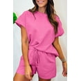thumbnail image 2 of Chic and Comfortable 2-Piece Set: Short Sleeve Top and Drawstring Shorts, 2 of 11