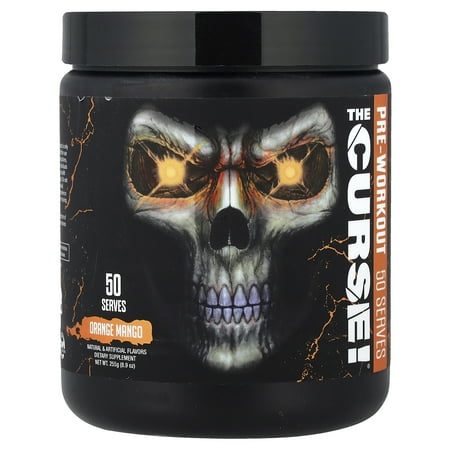 JNX Sports® The Curse! Pre-Workout Powder Orange Mango 50 Serves