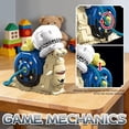 thumbnail image 3 of Anime Snail Phone Bug Building Kit 701 PCS Pirate Transponder Snail Model with Spotted Hat & Blue Shell Creative Cartoon Animal Figure Construction Toy, 3 of 7