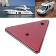 thumbnail image 4 of Baverta Réflecteur Triangulaire Réflecteur arrière Rouge de sécurité pour camions RV Remorques Portail, 4 of 8