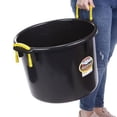 thumbnail image 6 of Little Giant 40 Quart Durable Plastic Utility Muck Tub with Handles, Black, 6 of 10