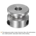 thumbnail image 4 of Single Groove Pulley 5mm Fixed Bore 16mm Outer Diameter Aluminum Alloy for Drilling Machine 4mm PU Round Belt, 4 of 5