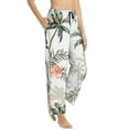 thumbnail image 2 of Daiia Vintage Palm Trees Women's Sleep Pant with Pockets and Drawstring,Pajama Pants-Medium, 2 of 9