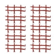 thumbnail image 1 of DECORNIJIA 50Pcs Fence Scene Ornament Fence Model Rectangular for Farm and Hobbyists, 1 of 6