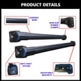 thumbnail image 4 of ROKIOTOEX Coyote Roof Rack Crossbars for 2025-2026 CX-70, Lockable Black Bars., 4 of 8