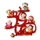 thumbnail image 3 of 6 figuras del dios de la riqueza, adornos Feng Shui, accesorios decorativos para fotos de fiestas. Marco de pantalla rojo, 3 of 9