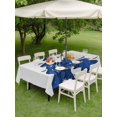 thumbnail image 3 of Outdoor Tablecloth with Umbrella Hole and Zipper, Blue Christmas Tree Rectangle Table Cloth 60x84 Inch Waterproof Tablecloth, Xmas Reindeer Modern Abstract Art Picnic Table Cover for Patio Camping, 3 of 7