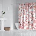 thumbnail image 3 of Waterproof Pioneer Shower Curtain 84x72 Inch Polyester Unique Colorful Floral Shower Curtain for Bathroom Hotel Home Decor with 12 Plastic Hooks, 3 of 5