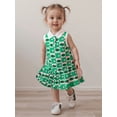 thumbnail image 6 of BemeyourBBs Baby Girl Golf Dress Summer Sleeveless Lapel Collar Pleated Hem Dress, 6 of 9