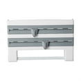 thumbnail image 3 of Cling Film Holder, Wear Resisting Plastic Wrap Rack Easy To Install Safe  For Kitchen For Home Gray Blue,Khaki, 3 of 8