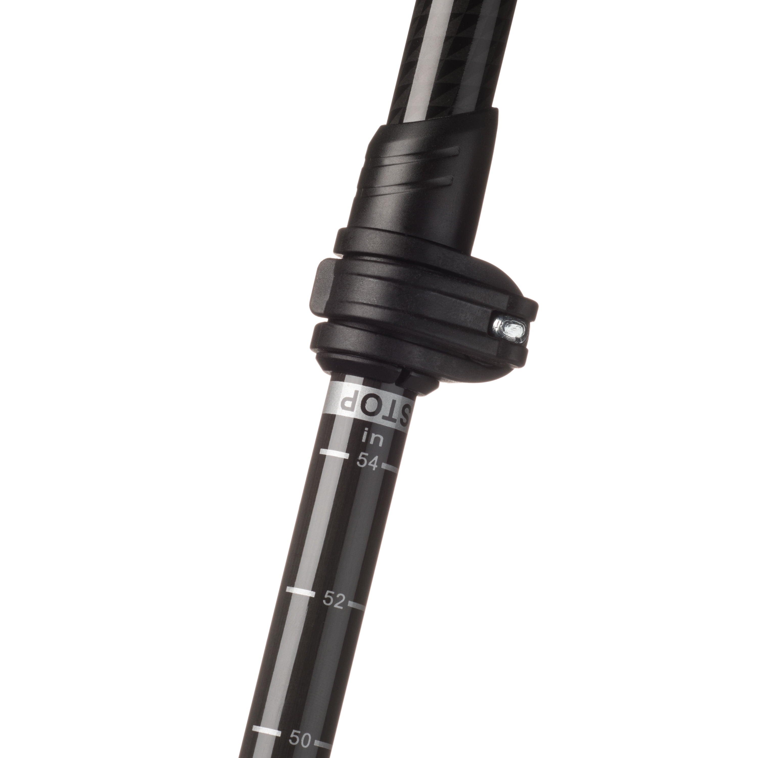 Cascade Mountain Tech Carbon Fiber Quick Lock Cork Grip Trekking Poles - Length 26"  to 54"