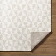 thumbnail image 4 of BoutiqueRugs Ceylan Contemporary Area Rug - White, Medium Gray - 5'3" x 7', 4 of 7