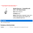 thumbnail image 2 of Washer Reservoir - Compatible with 2012 - 2017 Buick Verano 2013 2014 2015 2016, 2 of 2