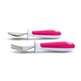 thumbnail image 3 of Munchkin Raise™ Toddler Fork & Spoon Set, Pink, 3 of 4