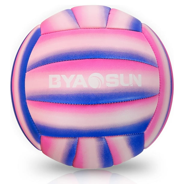 Pelota de entrenamiento de voleibol BYAOSUN, tamaño 5, suave, poliuretano, 21 cm